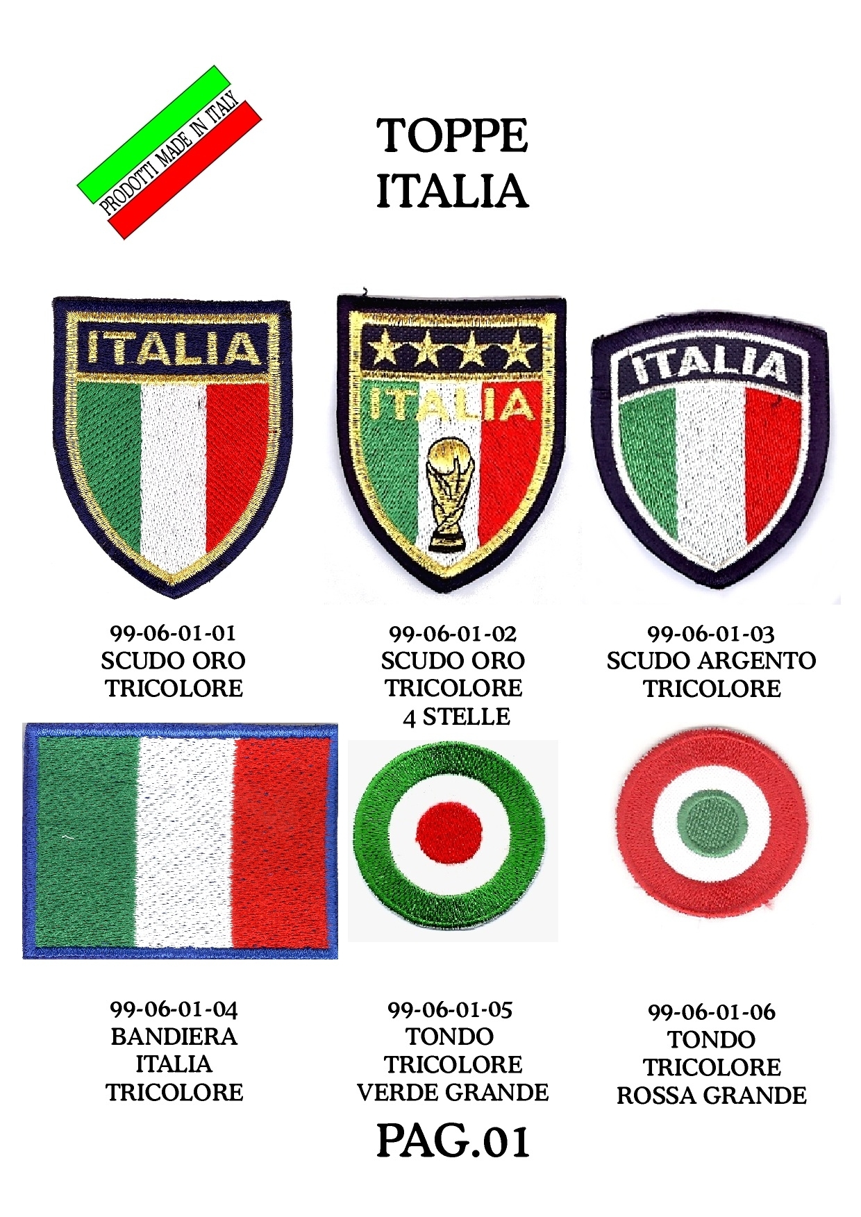 99-06-01-0000 Toppe Italia Catalogo pag n.01