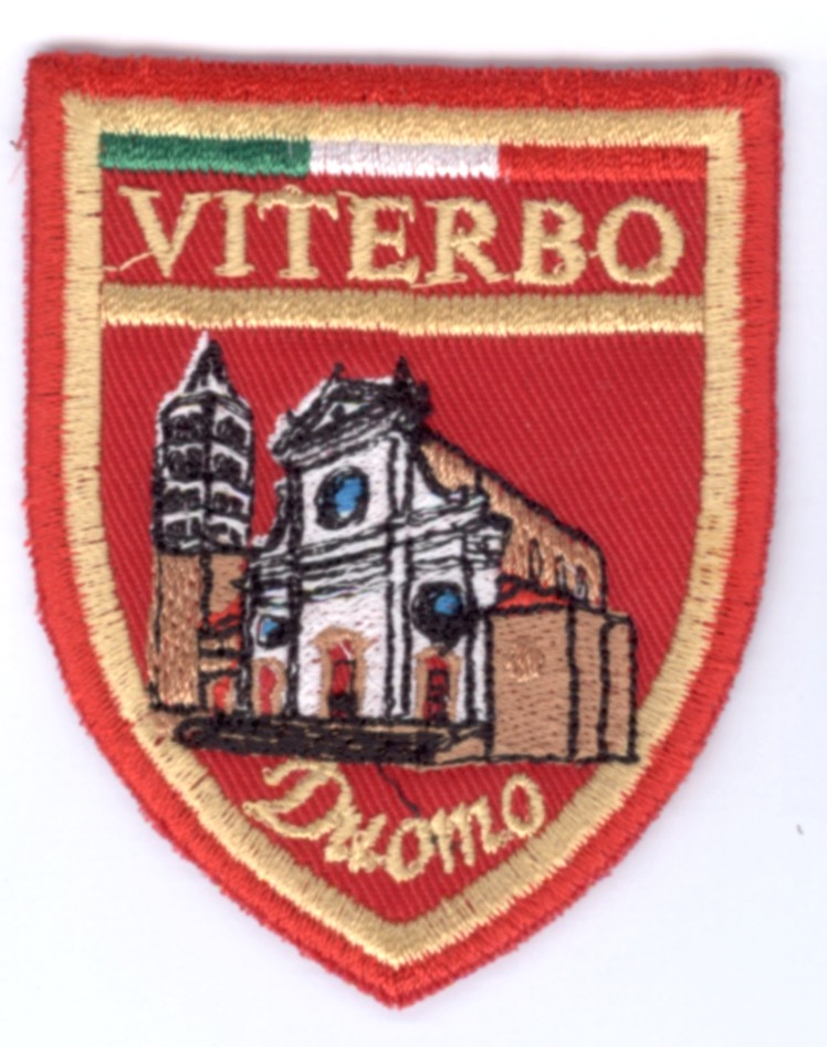 99-06-36-0012 Toppe Viterbo Scudo Duomo Rosso  Conf.10 Pz.