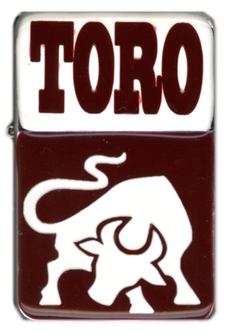 99-05-23-81187 Accendini Torino Italia Benzina Smalto Toro CONFEZIONI da n.1 Pz.