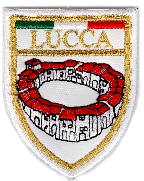 99-06-07-0031 Toppe Lucca Anfiteatro Romano Bianco CONFEZIONI da n.10 Pz.