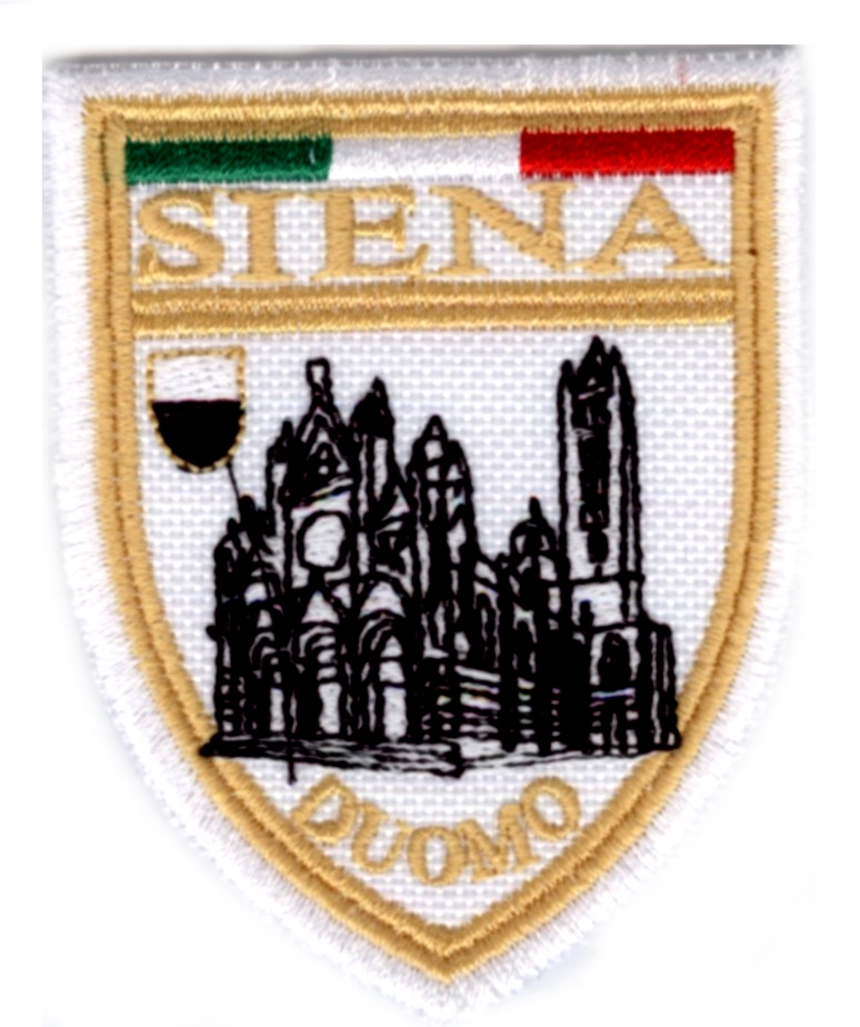 99-06-05-0022 Toppe Siena Scudo Duomo Bianco CONFEZIONI da n.10 Pz.