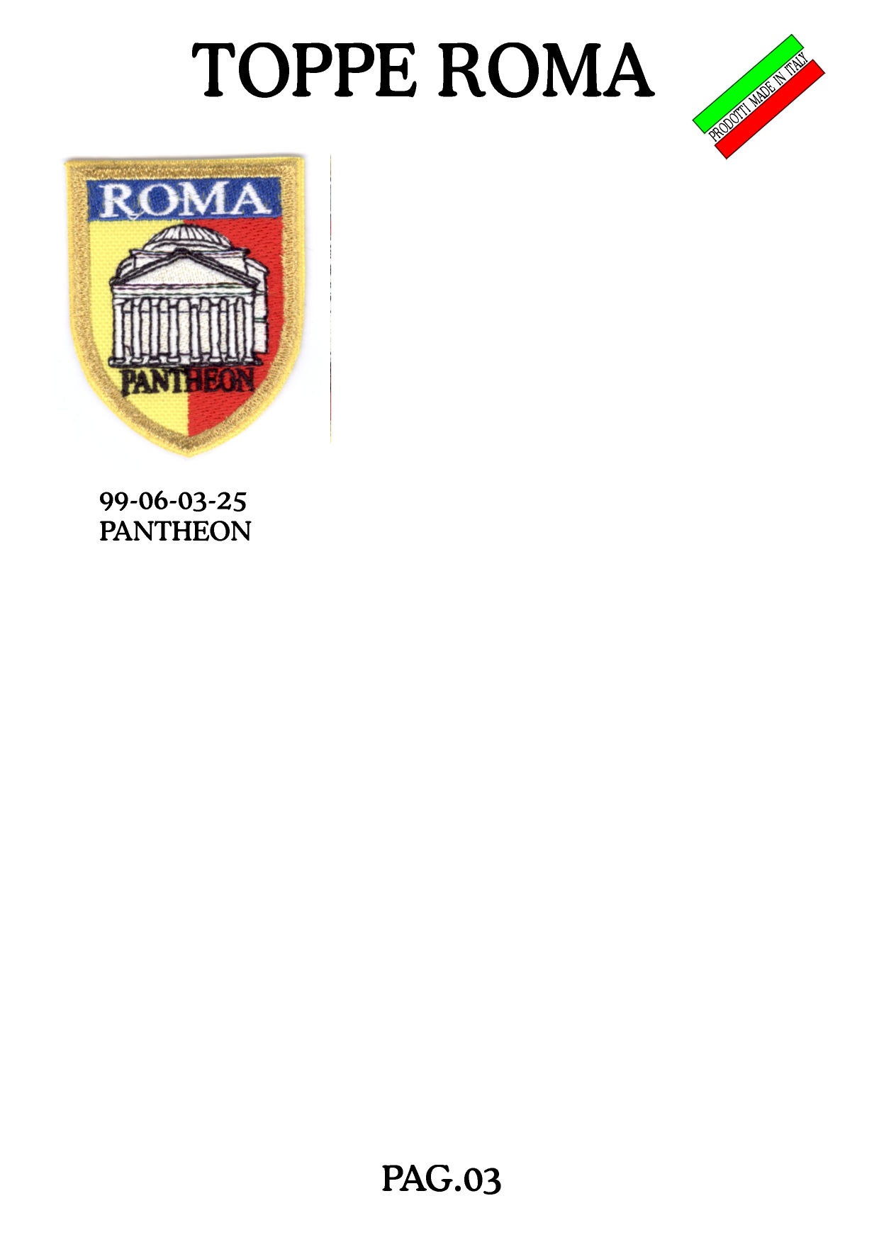 99-06-03-0000 Toppe Roma Catalogo pag n.03