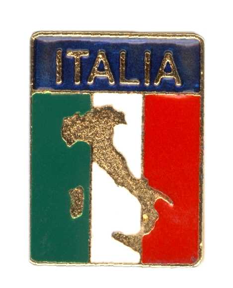 99-03-01-0007 Spille Italia Rettangolare Tricolore  CONFEZIONI da n.20 Pz.