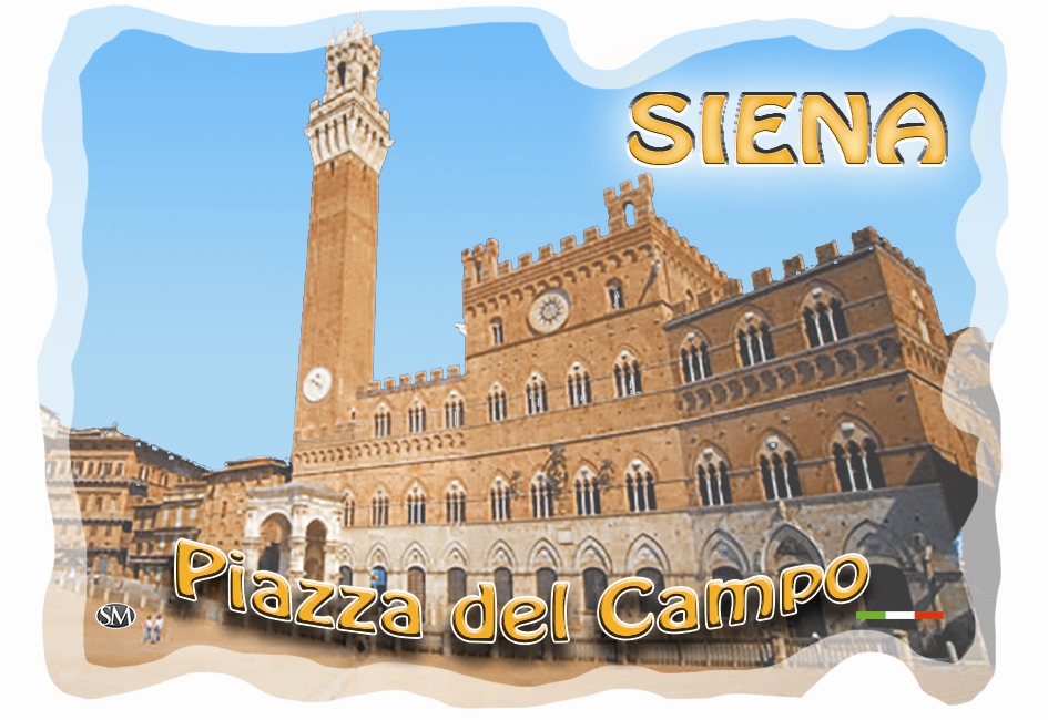 38-02-05-0049 Magneti Siena Mattonelle Resina Piazza del Campo 1 CONF.da n.10 Pz