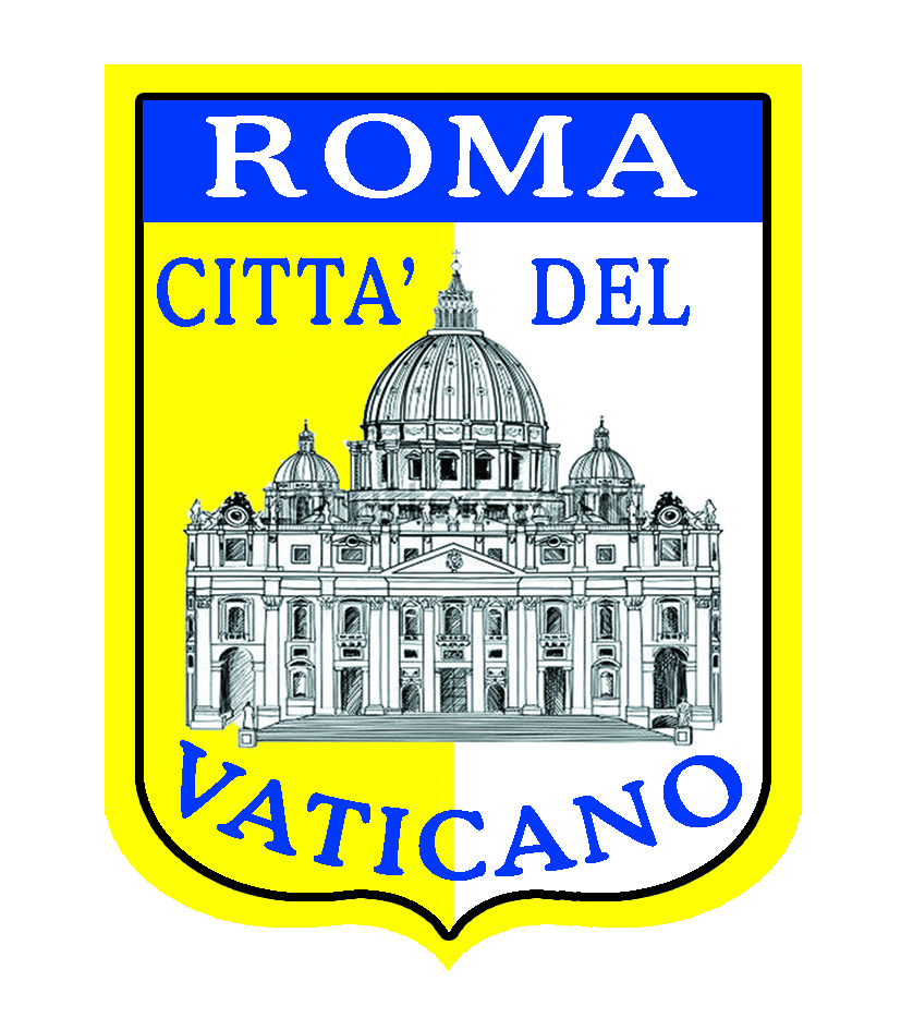 99-08-03-0115 Adesivi Roma Scudo Città del Vaticano CONFEZIONE da 10 PZ.