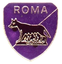 99-02-03-0034 Magneti Roma Scudo Lupa Viola CONFEZIONI.da n. 10 Pz.
