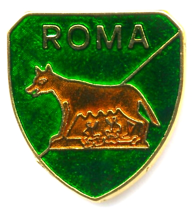 99-02-03-0035 Magneti Roma Scudo Lupa Verde CONFEZIONI.da n. 10 Pz.