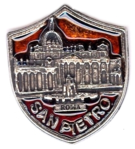 99-02-03-0253 Magneti Roma Scudo San Pietro S.P.Q.R. CONFEZIONI.da n. 10 Pz.