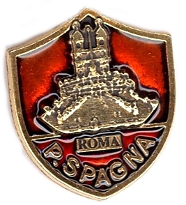 99-02-03-0283 Magneti Roma Scudo P.Spagna S.P.Q.R. CONFEZIONI.da n. 10 Pz.
