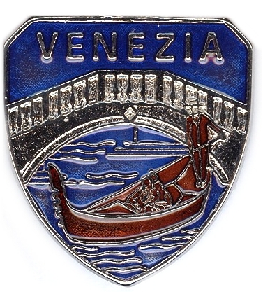 99-02-09-0026 Magneti Venezia Scudo Rialto Blu CONFEZIONI da n.10 Pz.