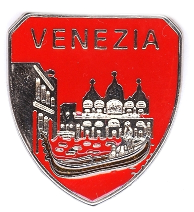99-03-09-0023 Spille Venezia Scudo San Marco Rosso CONFEZIONI da n.20 Pz.